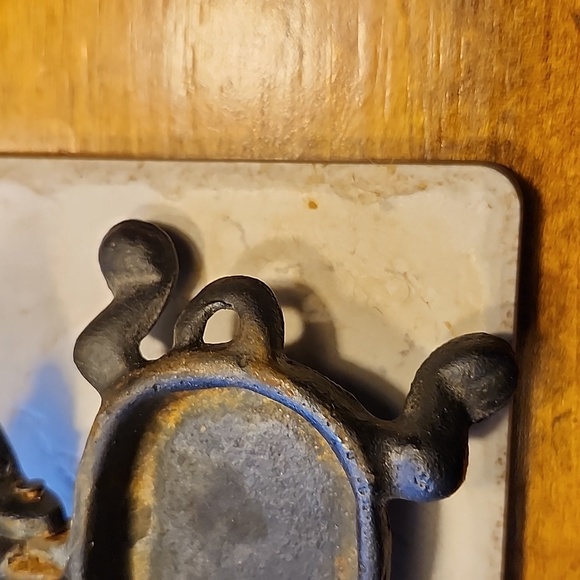 Vintage Iron Art Black Turtle Trinket Holder - Picture 5 of 12